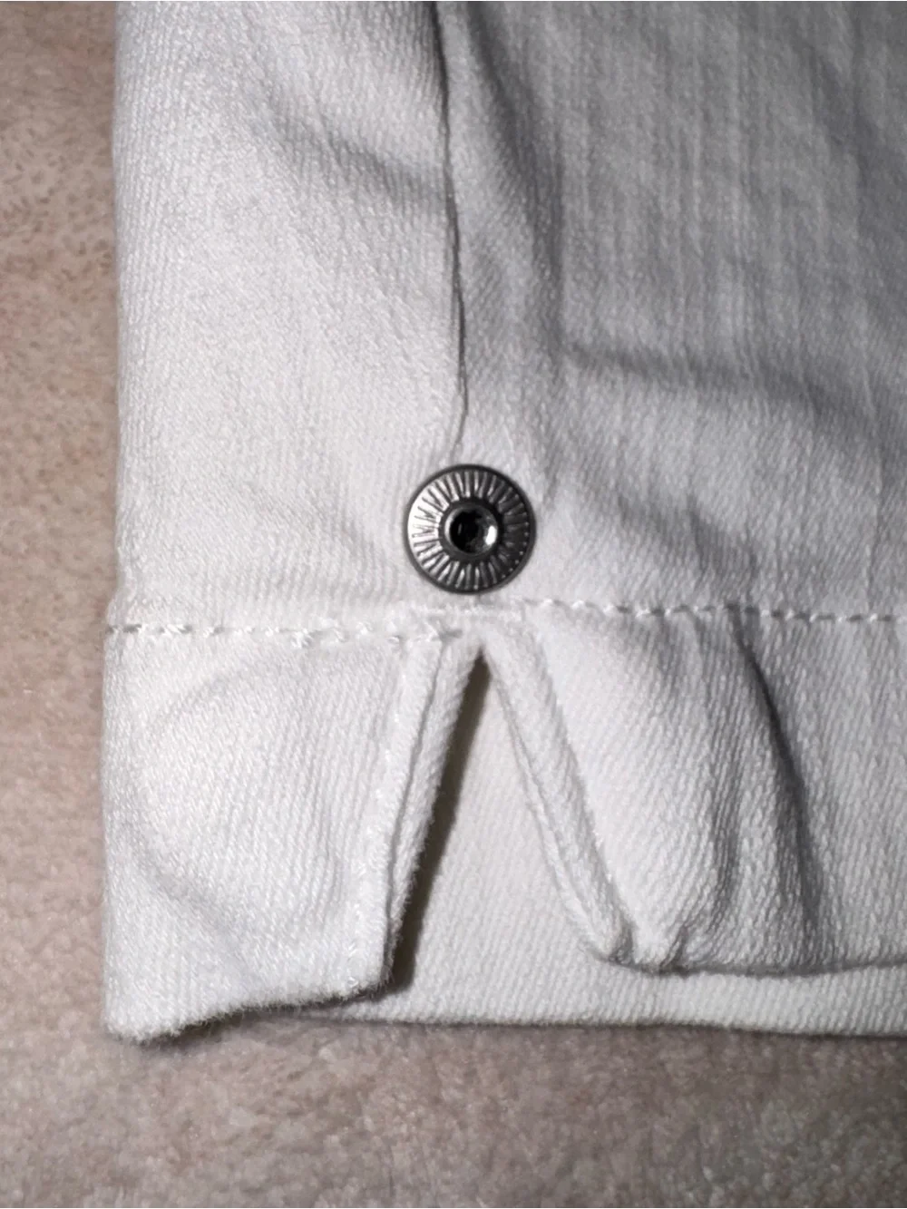 Bandolino White Denim bedazzled Shorts